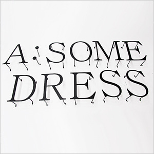철제글자간판 - ASOME DRESS