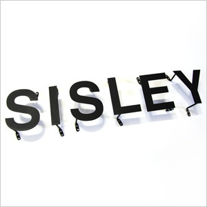 철제글자간판 - SISLEY